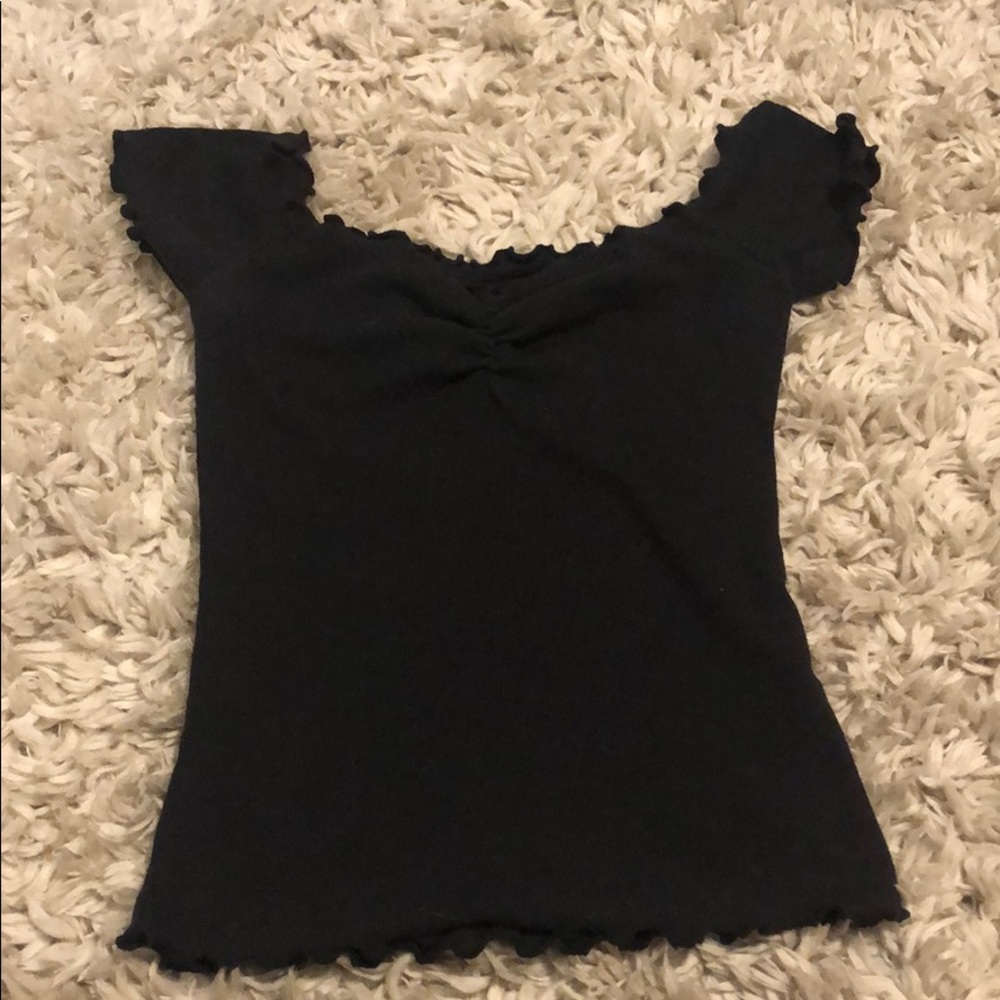 off the shoulder shirt